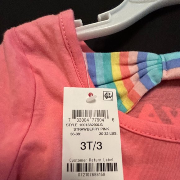 FIRST IMPRESSIONS GIRLS STRAWBERRY PINK TOP - Picture 6 of 6